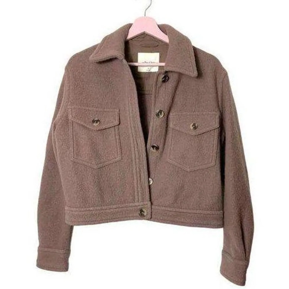 Aritzia Wilfred free merino wool jacket